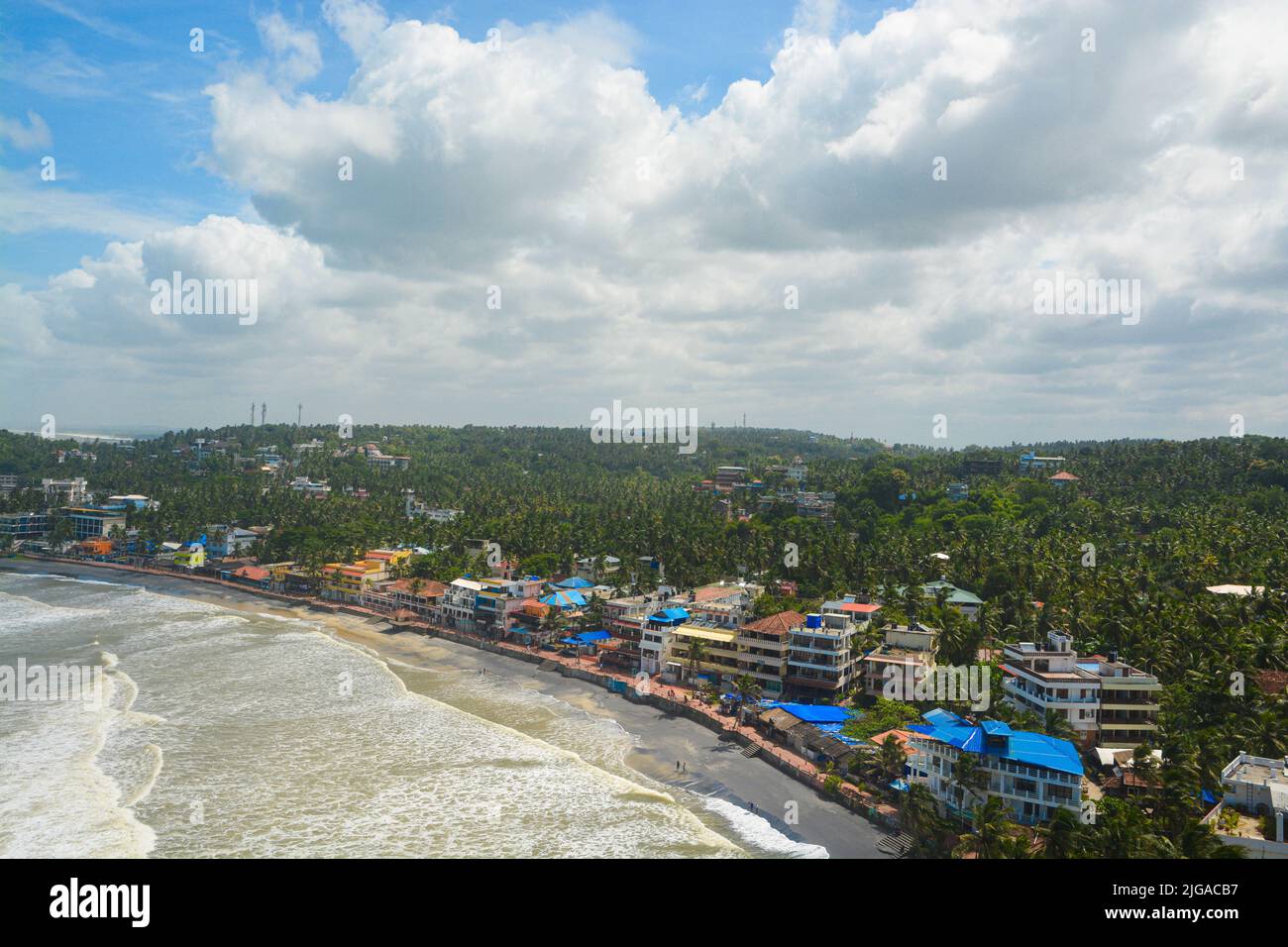 Kovalam Strand in der Nähe von Trivandrum, Kerala, Indien Stockfoto