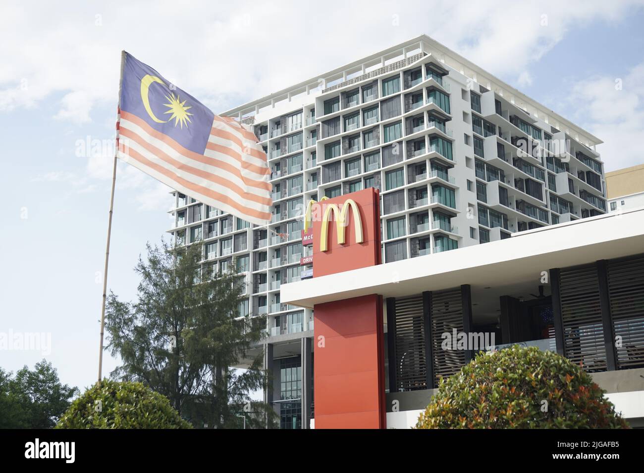 McDonalds Fast Food Restaurant in Malaysia Stockfoto