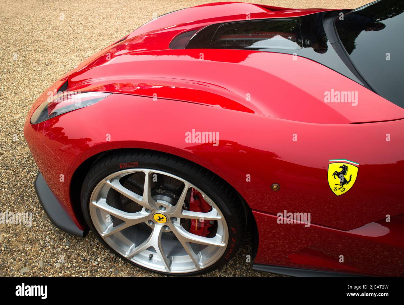 Detail des Ferrari F12 FRS Stockfoto