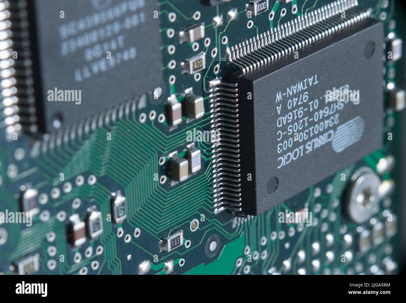 Elektronische Schaltung Stockfoto