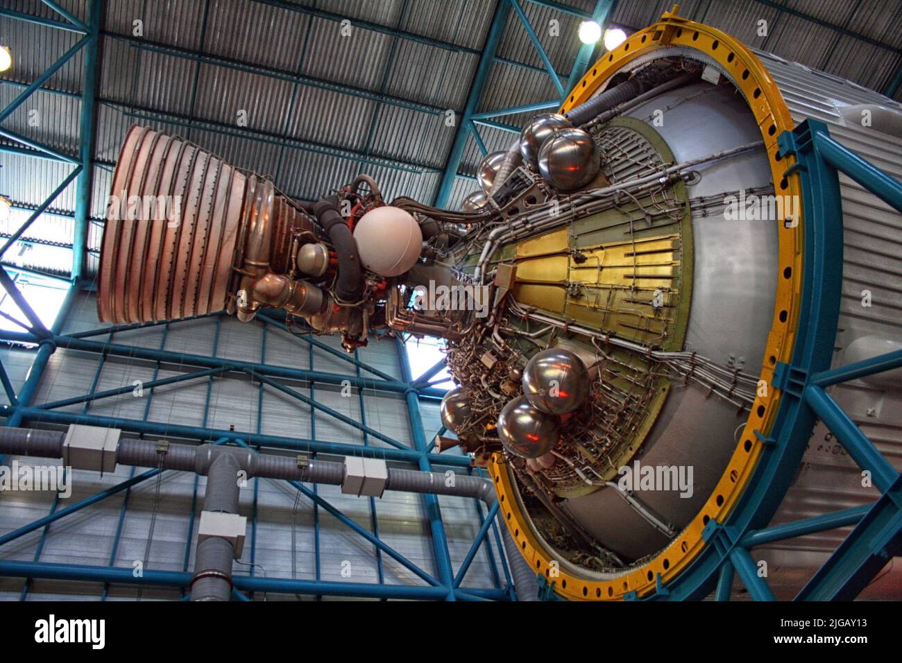 Saturn 5 Rakete zum Mond 1969 Stockfoto