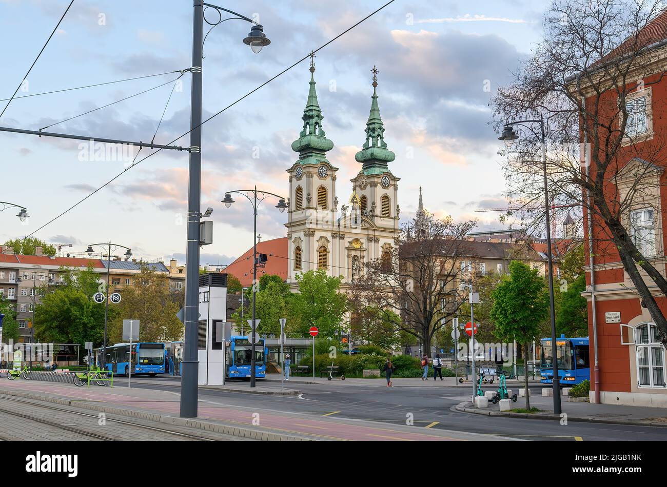 St. Annenkirche in Budapest, Ungarn Stockfoto