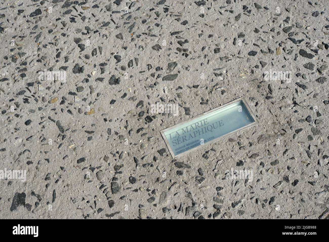 Gedenkstätte für die Abschaffung der Sklaverei, Nantes, Frankreich Stockfoto