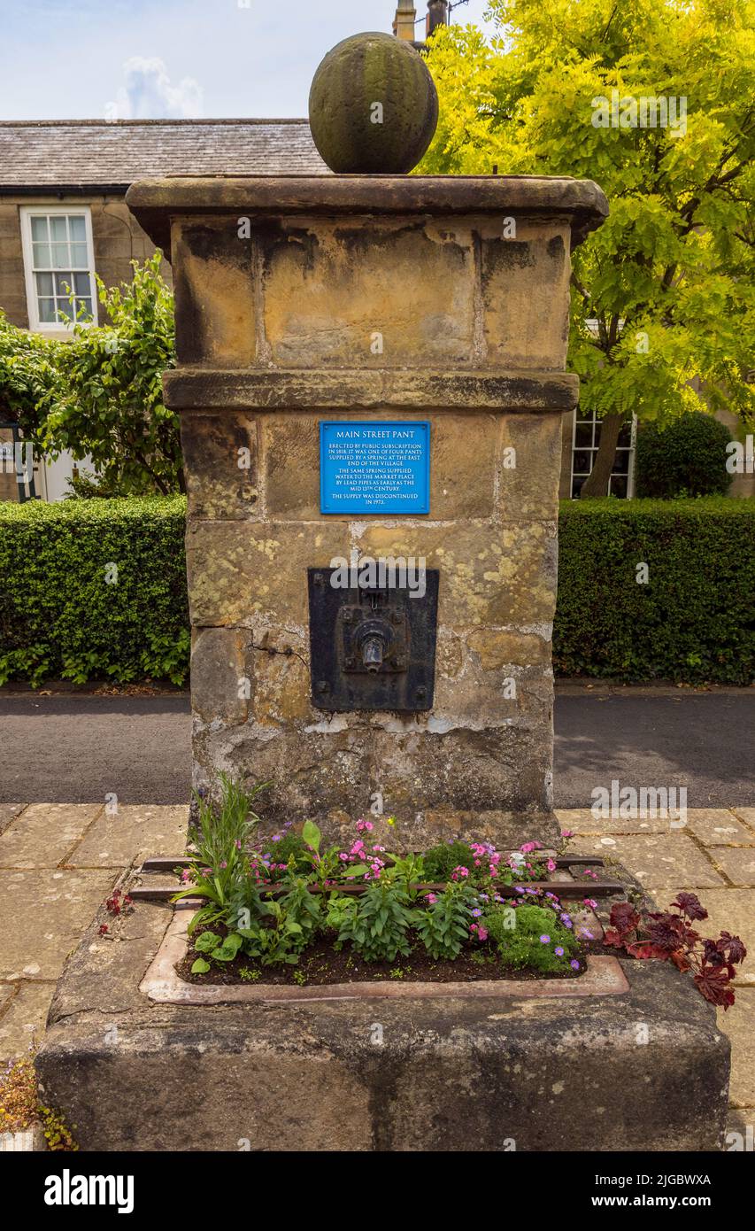 Die Main Street Pant in Corbridge, Northumberland, England Stockfoto