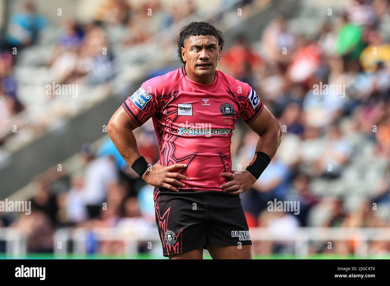 Patrick Mago #10 von Wigan Warriors während des Spiels Stockfoto