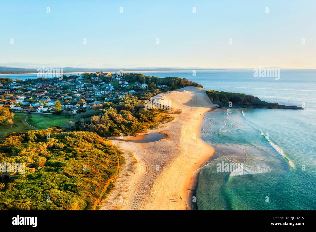 Forster Coast Stockfoto