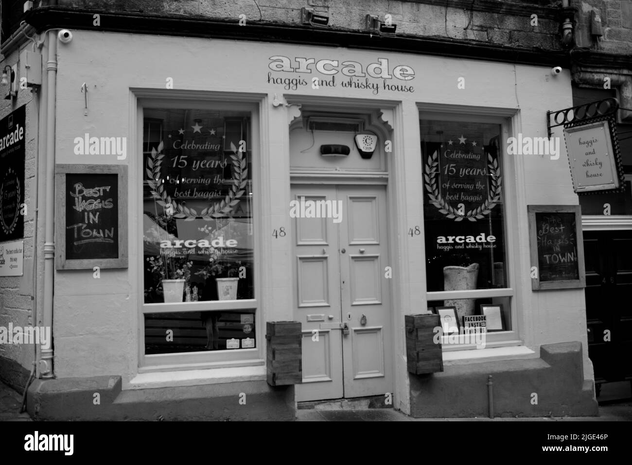 Royal Mile in Edinburgh Stockfoto