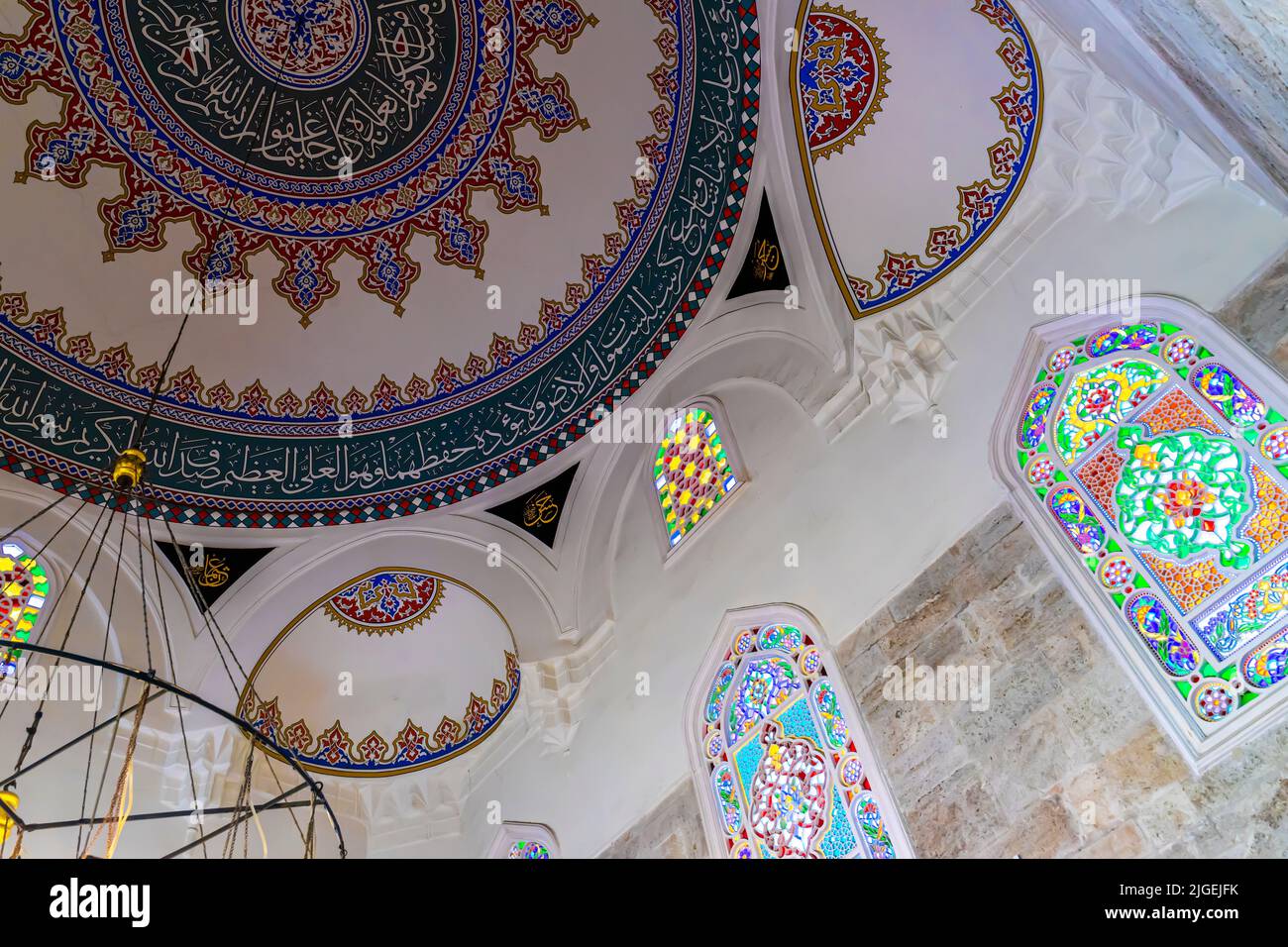 Shemsi-Pascha-Moschee ( Şemsi Ahmet Paşa Camii ) - osmanische Moschee aus dem 16.. Jahrhundert in Üsküdar, in Istanbul, Türkei. Gestaltet von Mimar Sinan Stockfoto