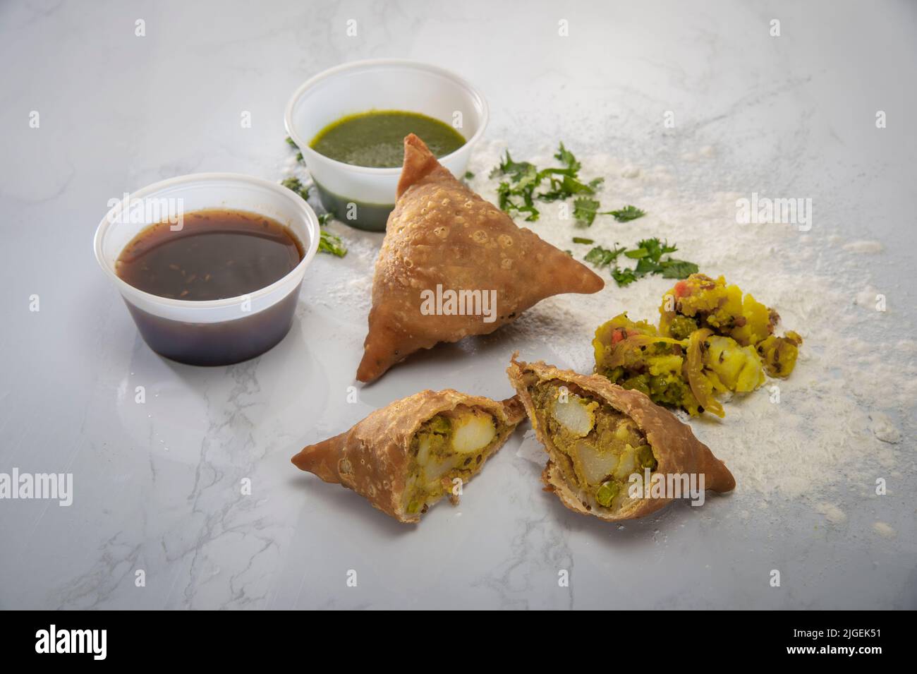 Indisches Essen Stockfoto