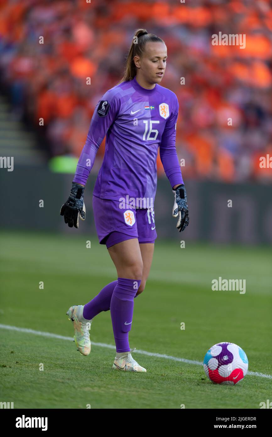 Caitlin Dijkstra (Niederlande Women) während des UEFA Women s Euro England 2022-Spiels zwischen den Niederlanden 0-0 Schweden im Bramall Lane Stadium am 9. Juli 2022 in Sheffield, England. Quelle: Maurizio Borsari/AFLO/Alamy Live News Stockfoto