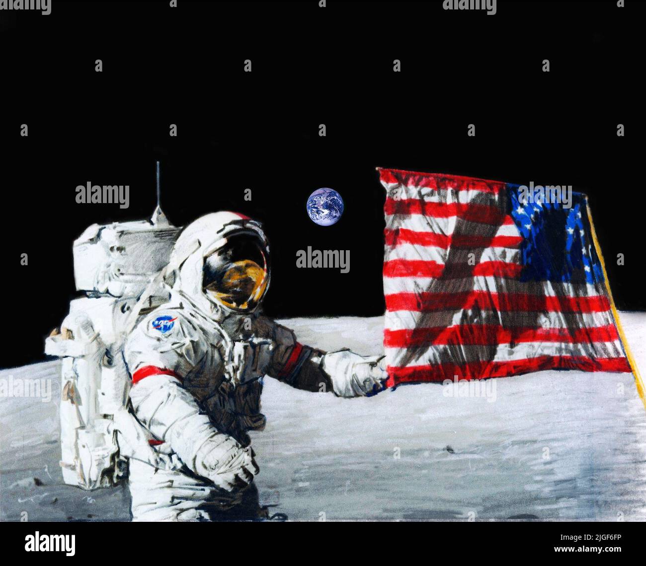 EUGENE CERNAN, DER LETZTE MANN AUF DEM MOND, 2014 Stockfoto