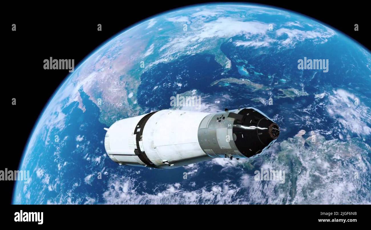 APOLLO-MODUL, DER LETZTE MANN AUF DEM MOND, 2014 Stockfoto