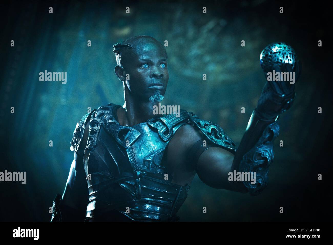 DJIMON HOUNSOU, WÄCHTER DER GALAXIS, 2014 Stockfoto