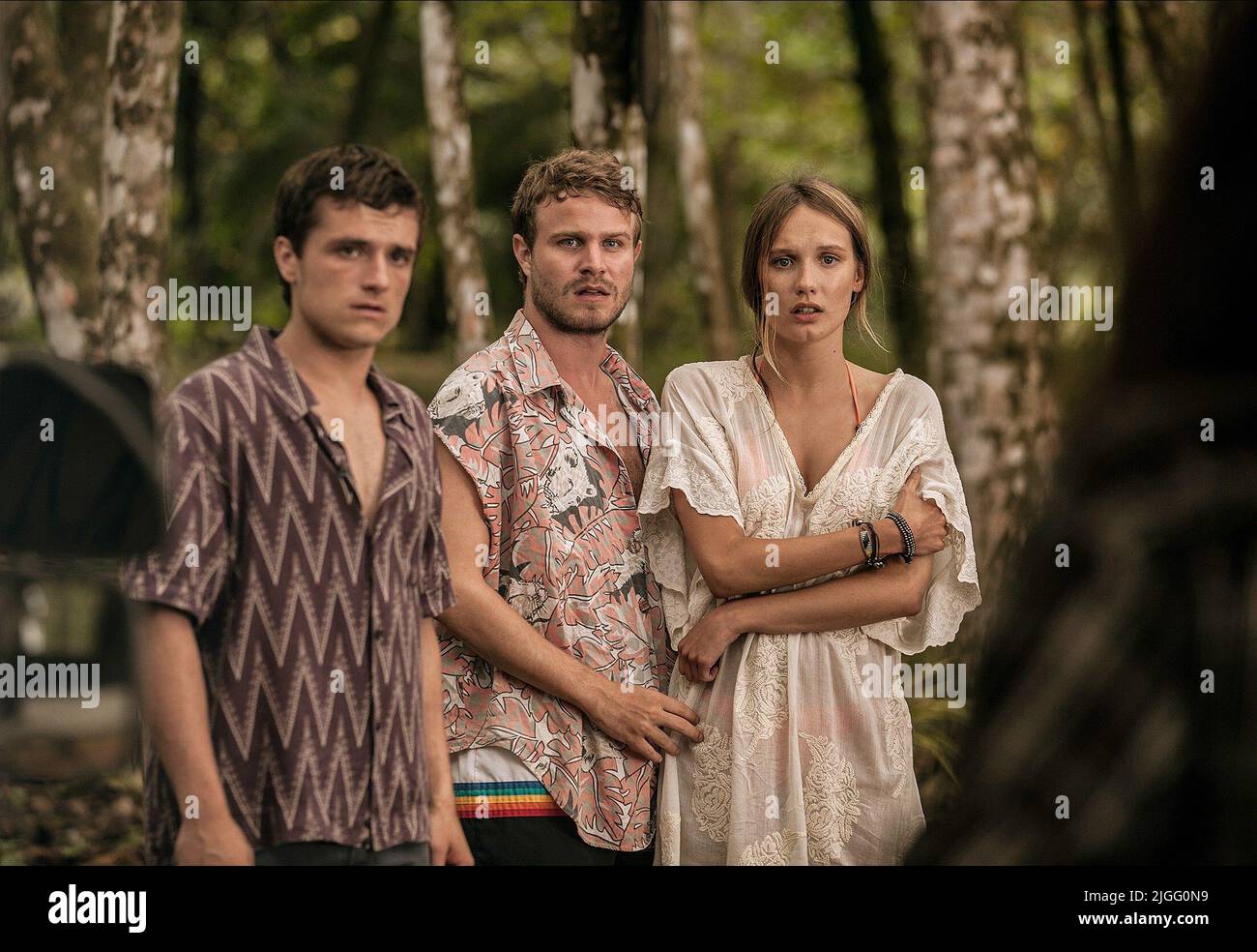 HUTCHERSON, CORBET, TRAISAC, ESCOBAR: PARADISE LOST, 2014 Stockfoto