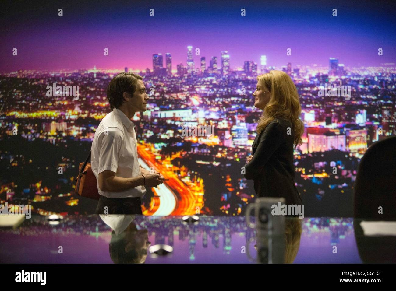 JAKE GYLLENHAAL, Rene Russo, NIGHTCRAWLER, 2014 Stockfoto