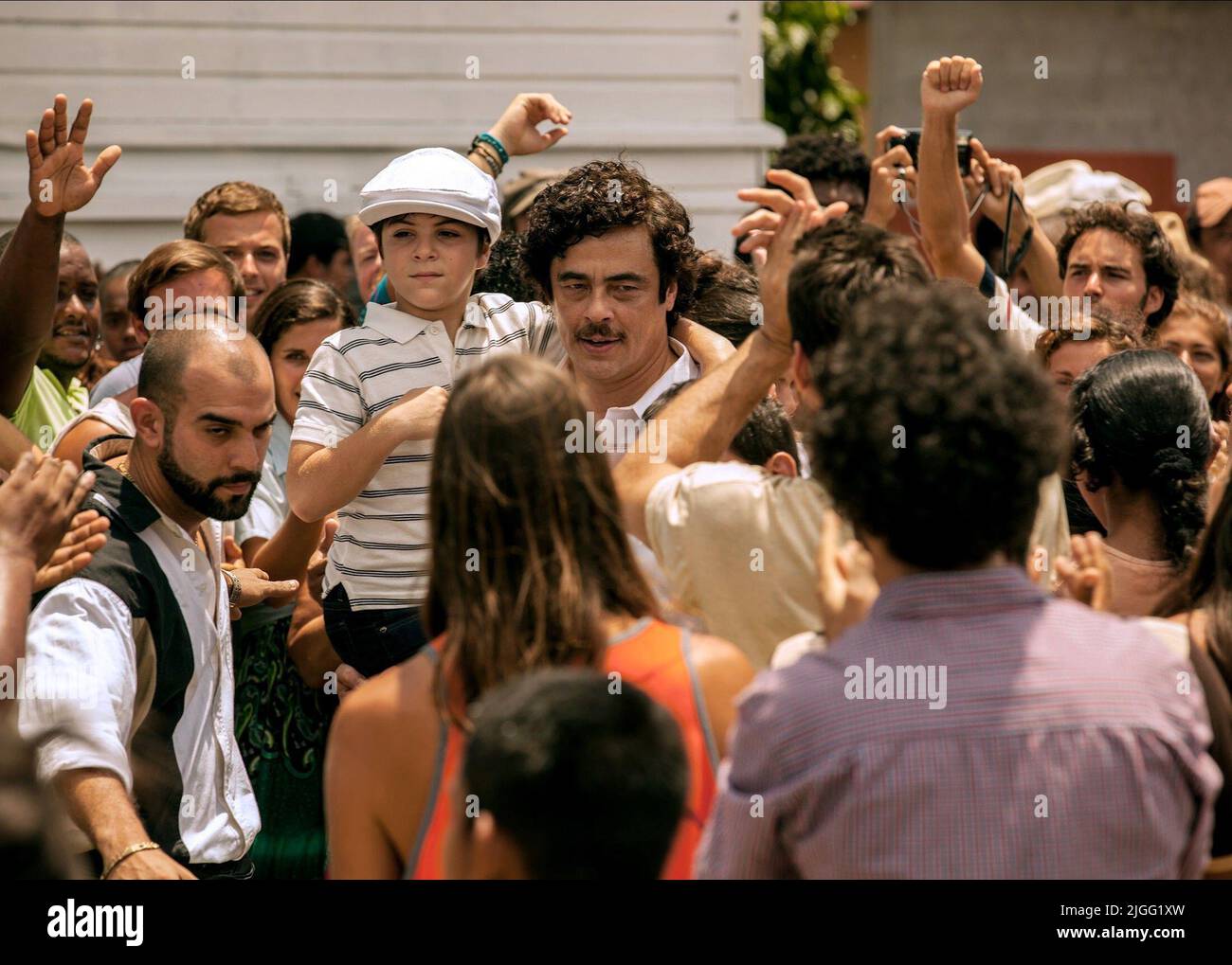 BENICIO DEL TORO, ESCOBAR: PARADISE LOST, 2014 Stockfoto