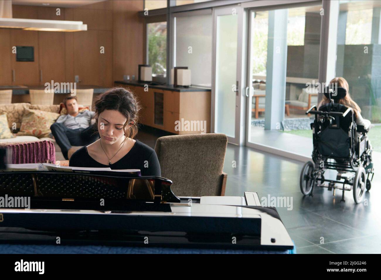 JOSH DUHAMEL, EMMY ROSSUM, Hilary Swank, DU BIST NICHT DU, 2014 Stockfoto