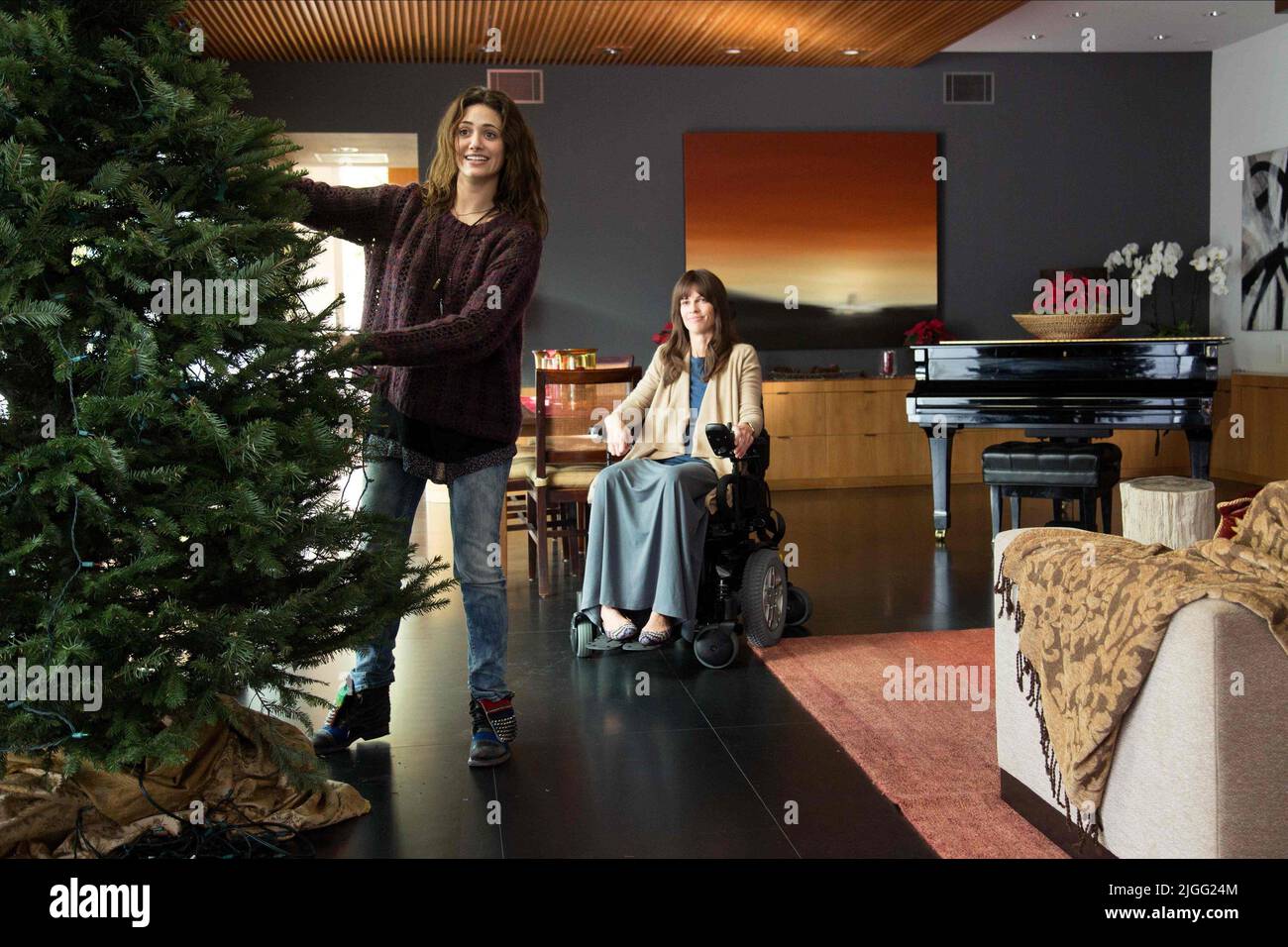 EMMY ROSSUM, Hilary Swank, DU BIST NICHT DU, 2014 Stockfoto