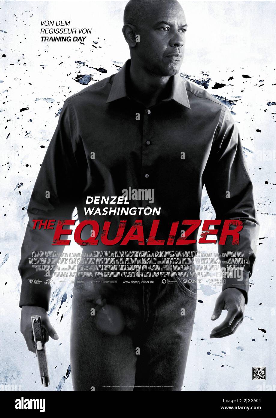 DENZEL WASHINGTON POSTER, THE EQUALIZER, 2014 Stockfoto