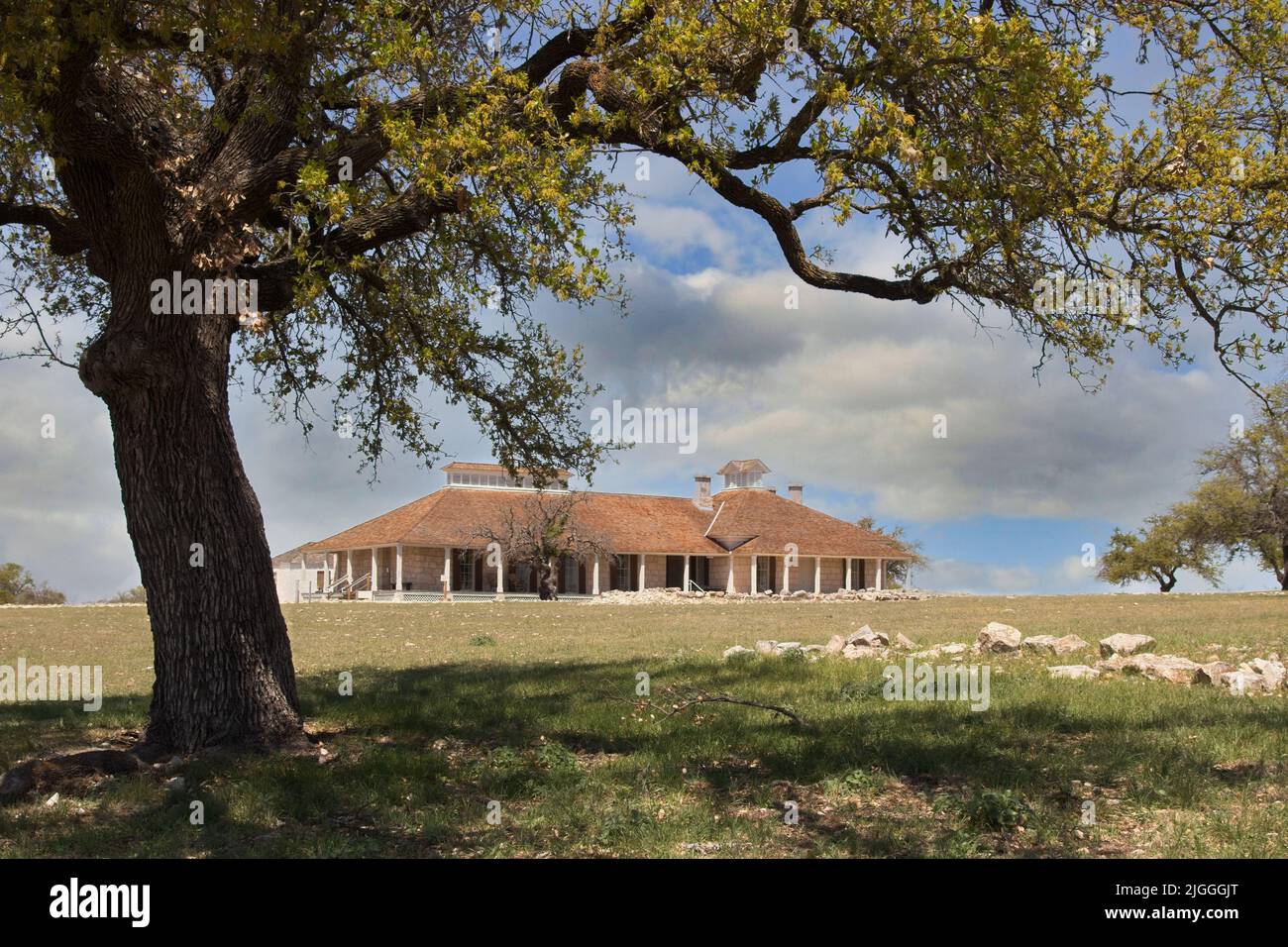 Krankenhaus in Fort McKavett, einer historischen Stätte, McKavett, Texas, USA Stockfoto