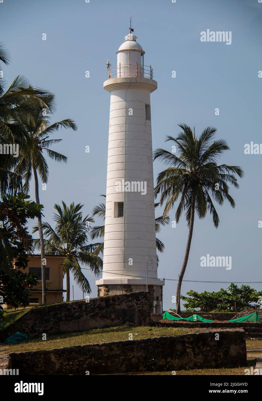 Light House of Galle, Sri Lanka. Kommen Sie und reisen Sie in Sri Lanka Stockfoto