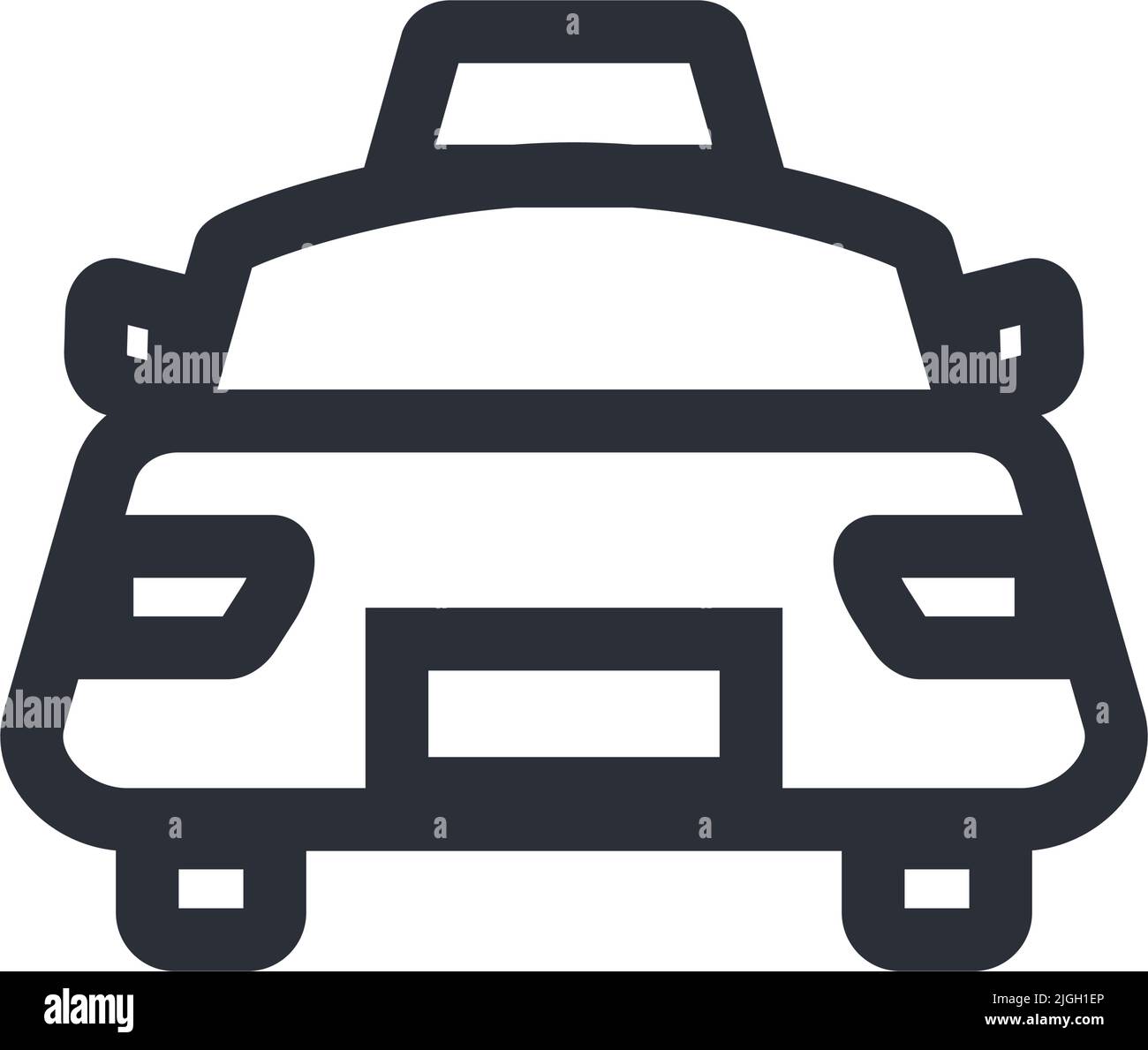 Symbol für CAB-Informationen. Kabinenständer. Bearbeitbarer Vektor. Stock Vektor