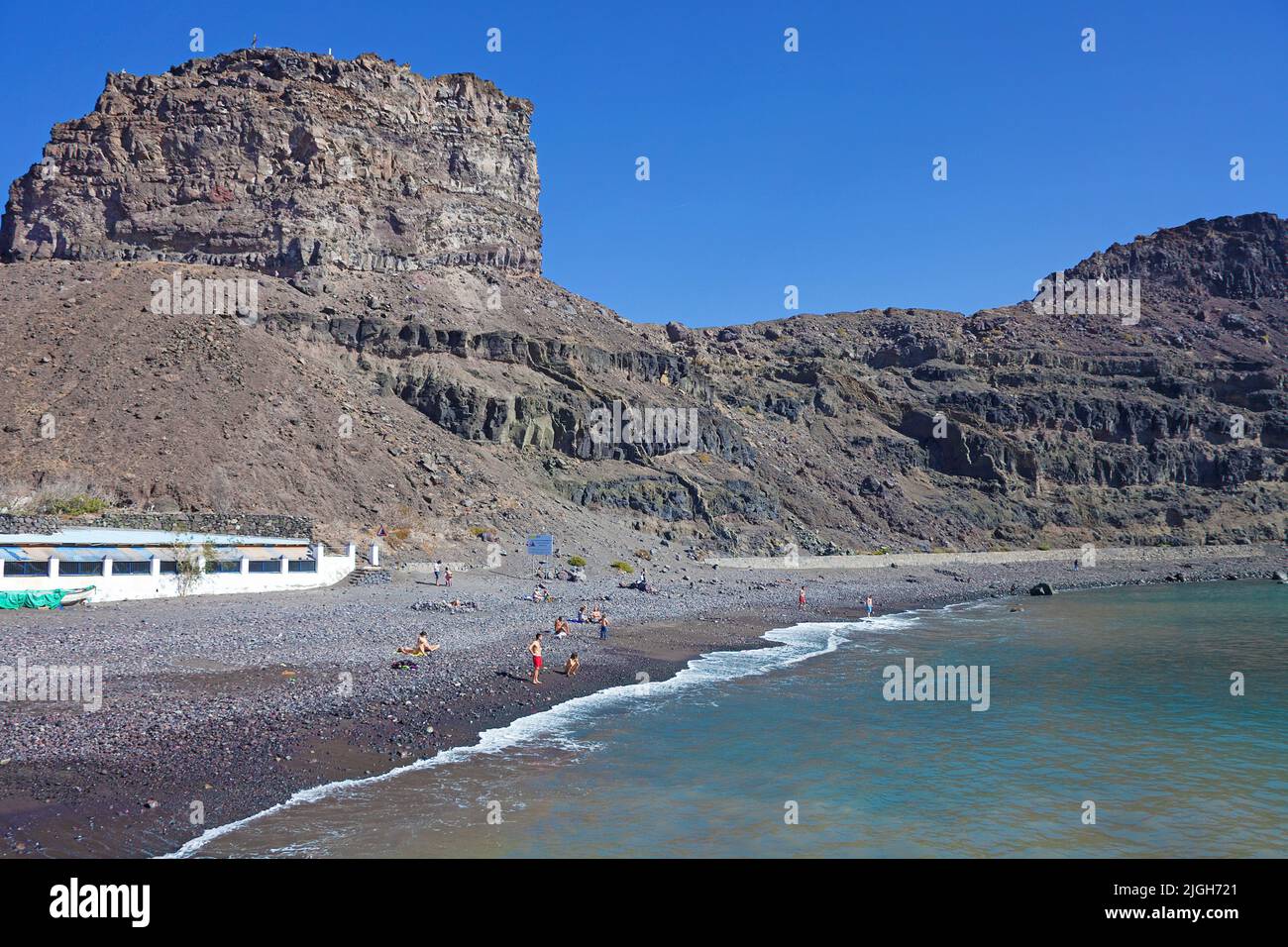 Strand von Puerto de las Nieves, Agaete, Kanarische Inseln, Spanien, Europa Stockfoto