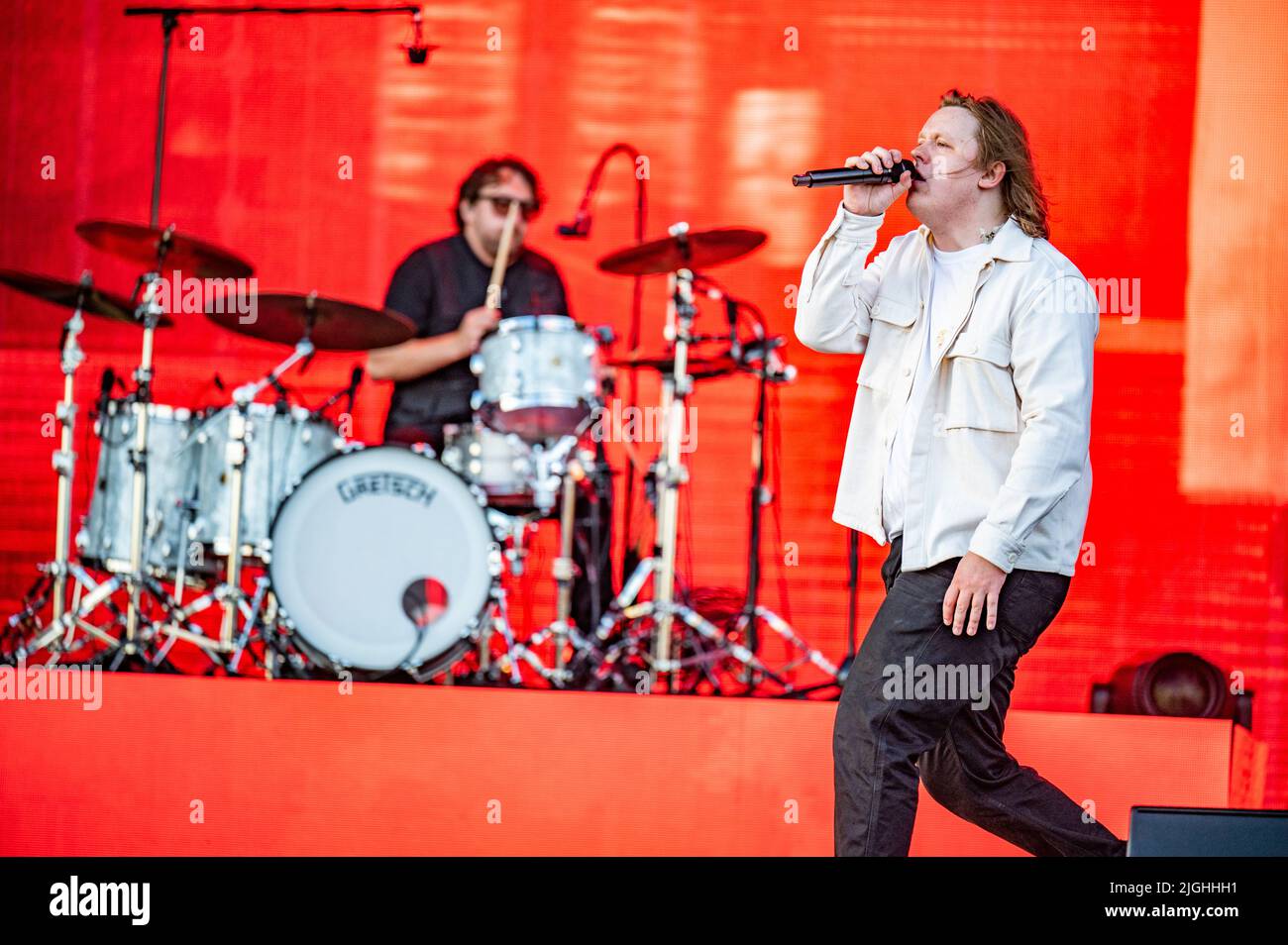 Glasgow, Großbritannien. 10.. Juli 2022. Lewis Capaldi Schlagzeilen Tag 3 des TRNSMT Festivals. 2022-07-10 . Kredit: Gary Mather/Alamy Live Nachrichten Stockfoto