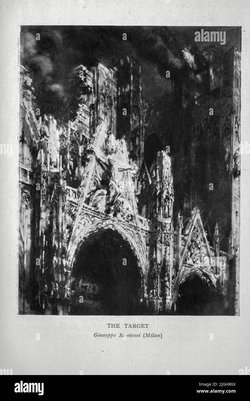 DAS ZIEL . Giuseppe Mentessi (Mailand) aus „The Book of Italy“ von Rafaello Piccoli, Erscheinungsdatum 1916 Verlag London. Unwin Stockfoto