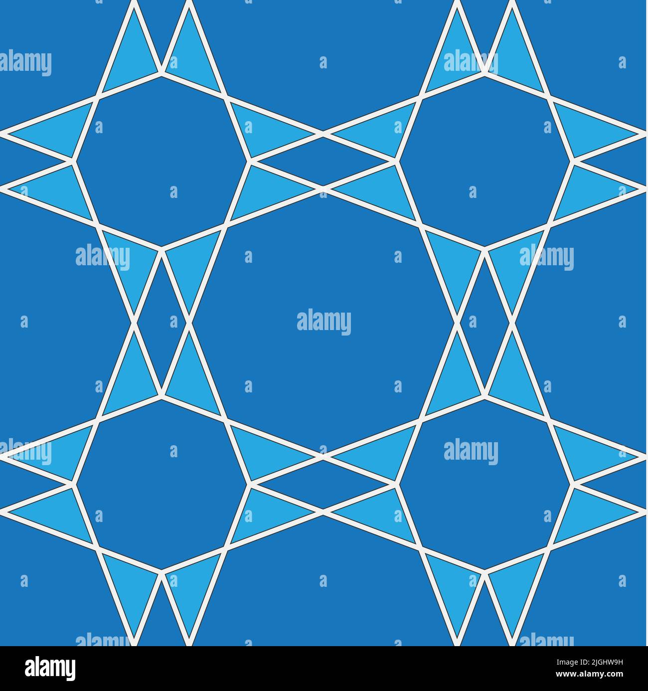Geometrisches Nahtmuster. Digitaler Wandteppich im arabischen Stil, Textildruck. Stock Vektor