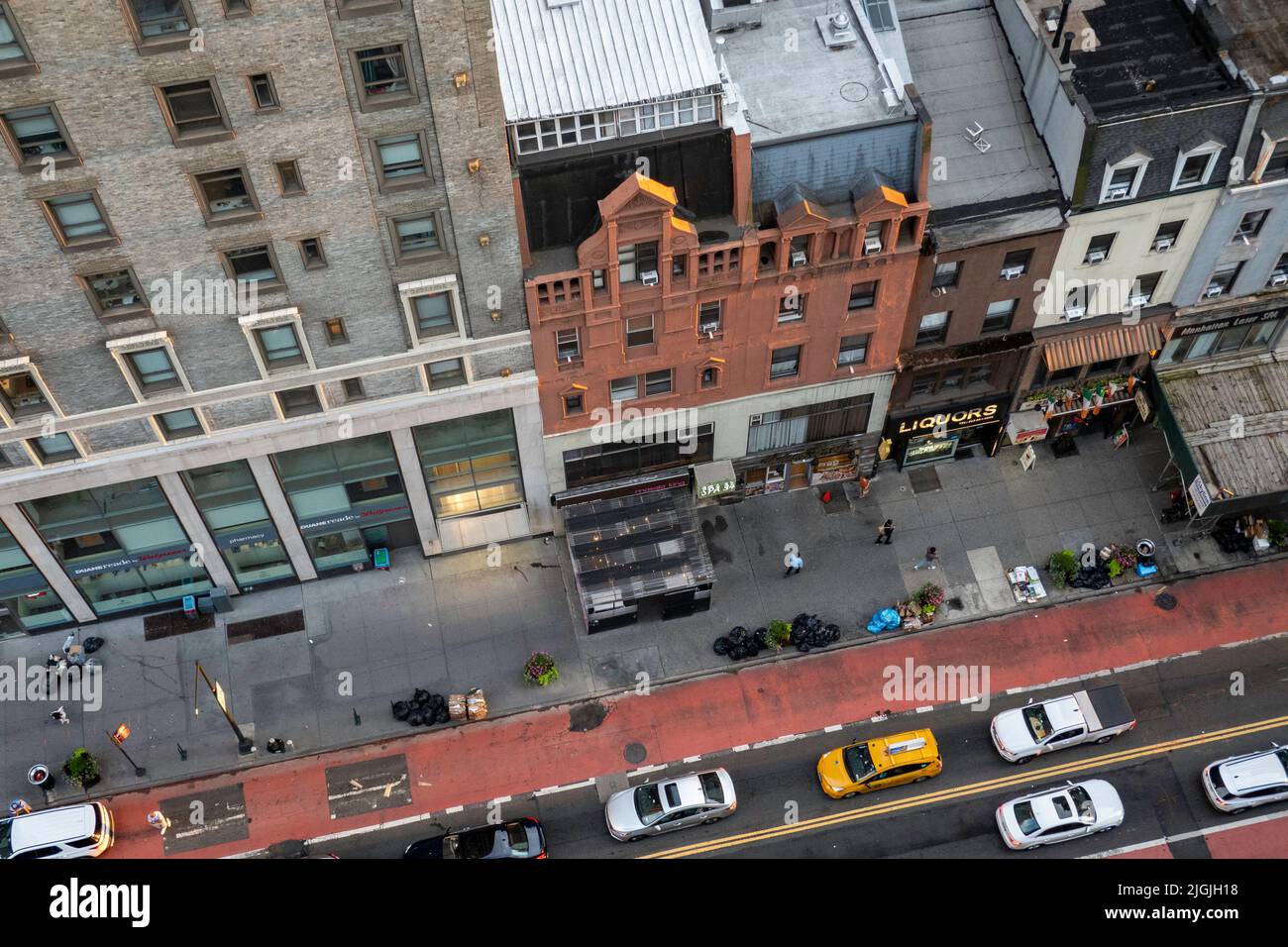 East 34. Street Scene von oben in Murray Hill, New York City, USA 2022 Stockfoto