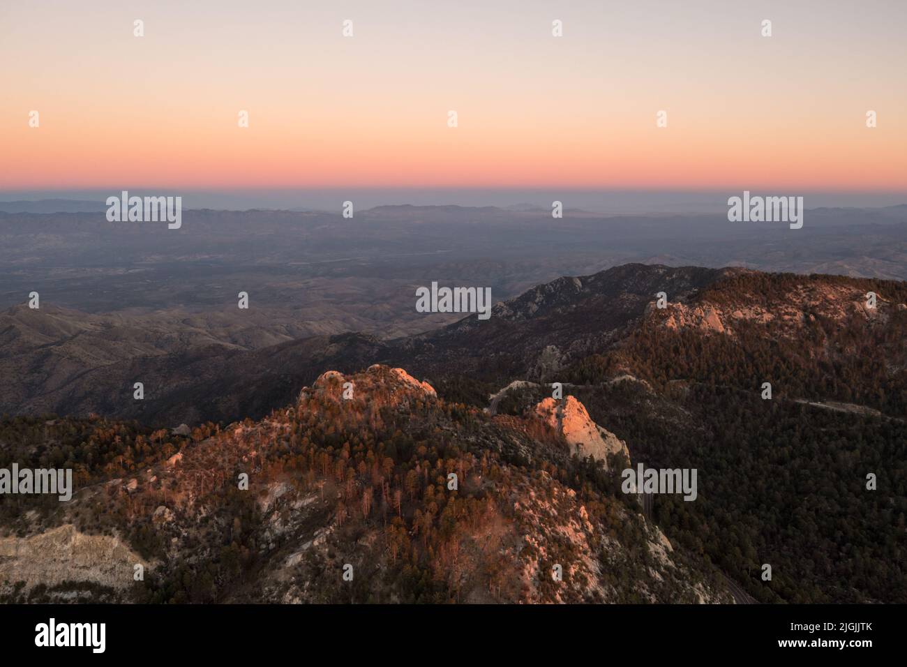 Mount Lemmon in Tucson, Arizona. Stockfoto