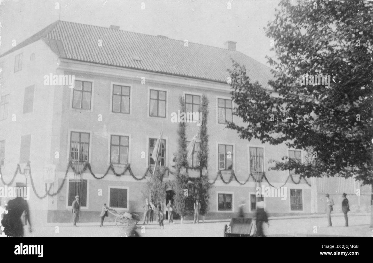 Museum Blekinge Museum im Stadtteil Bonde. Farm Nordenskiöldska. Stockfoto