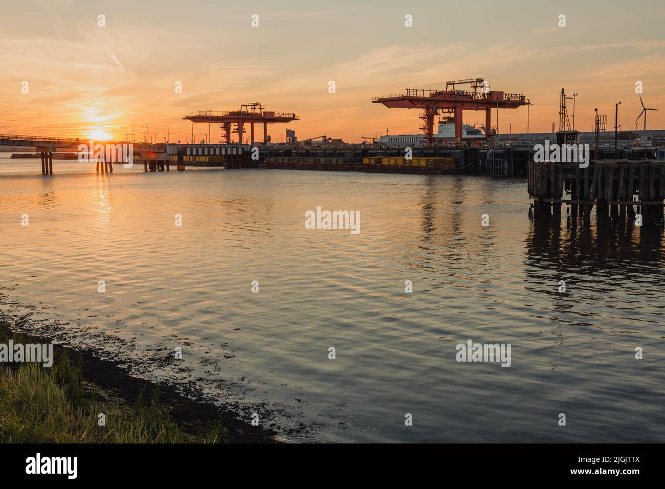 Thames Path Walkway Stockfoto