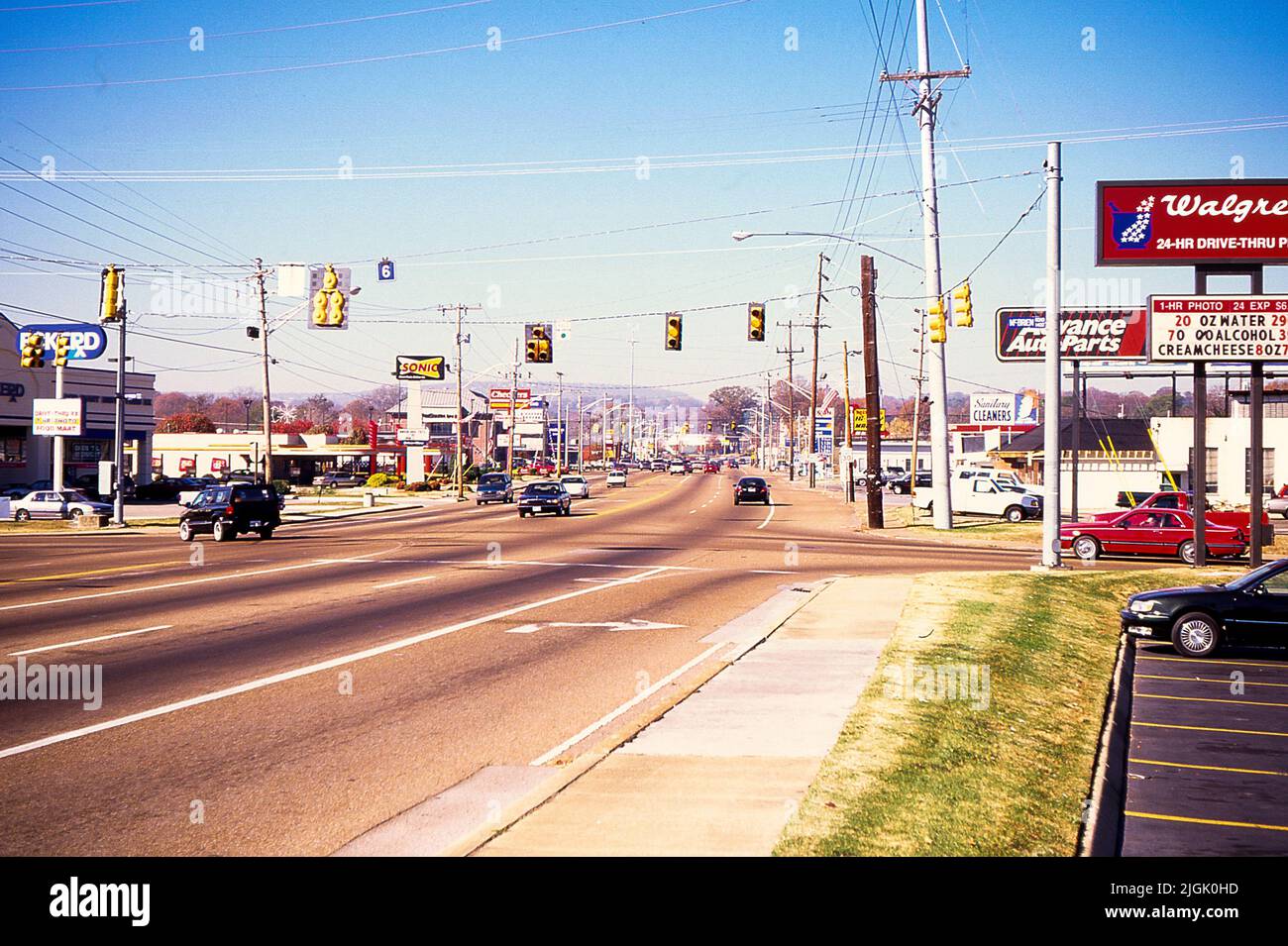 US Highway 41, East Ridge, Tennessee Stockfoto