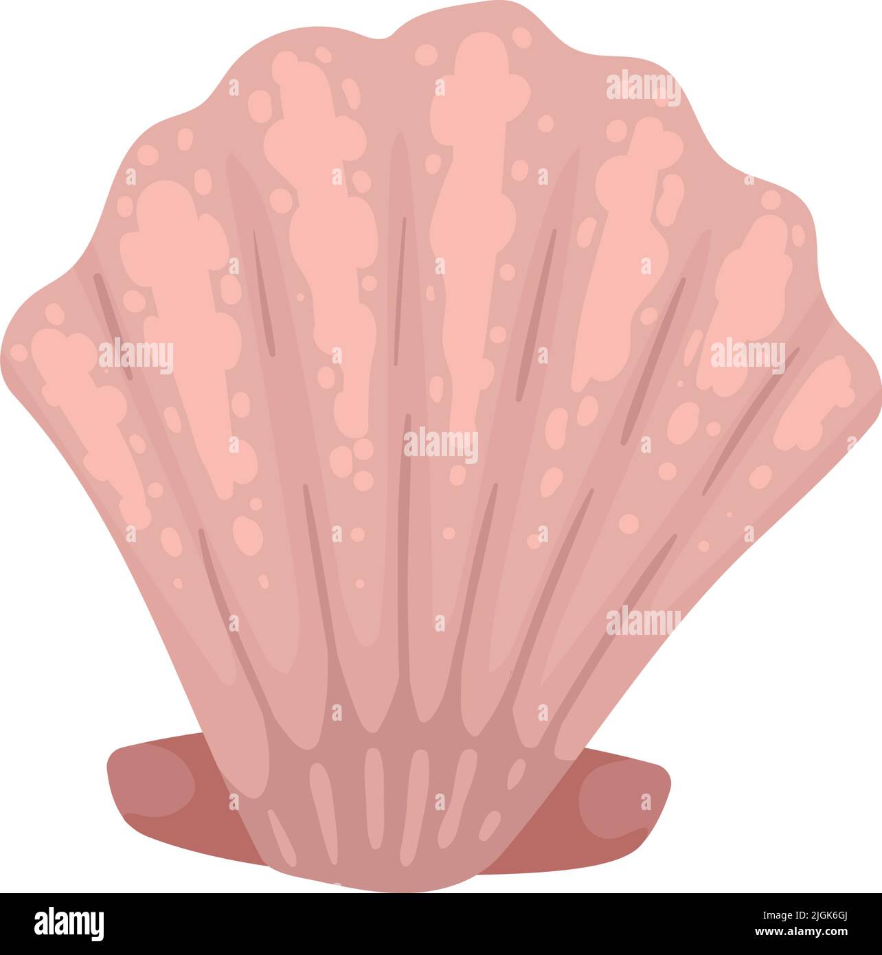 Pink sea shell Stock Vektor