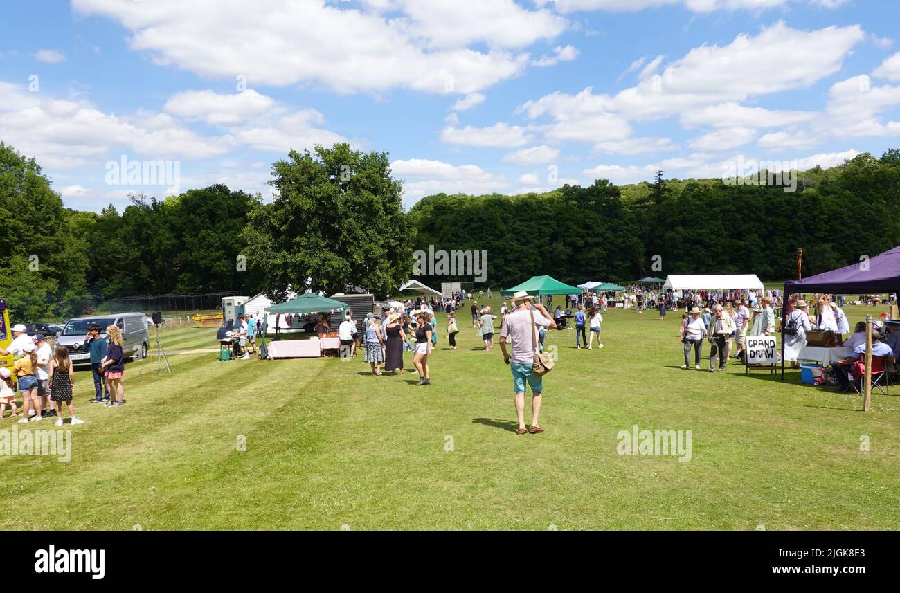 Withyham Summer fair, Withyham, East Sussex, England, Großbritannien Stockfoto