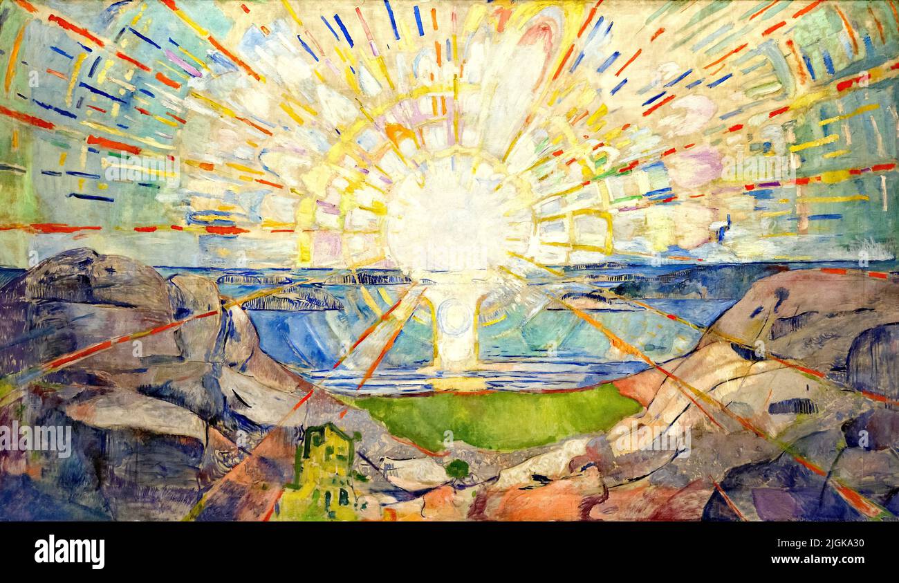 Edvard Munch - Die Sonne - 1911 Stockfoto