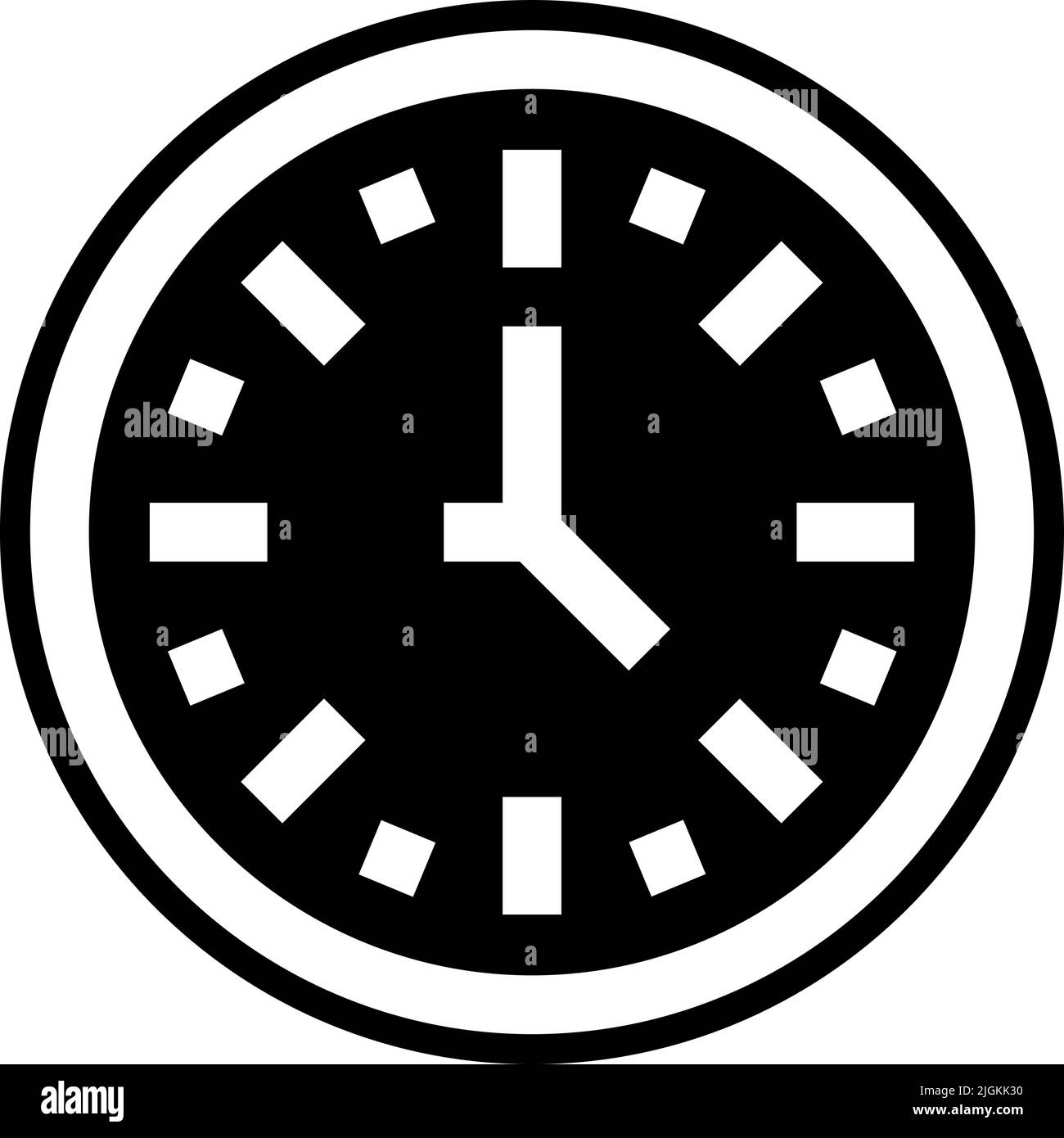 Zeitsymbol . Stock Vektor