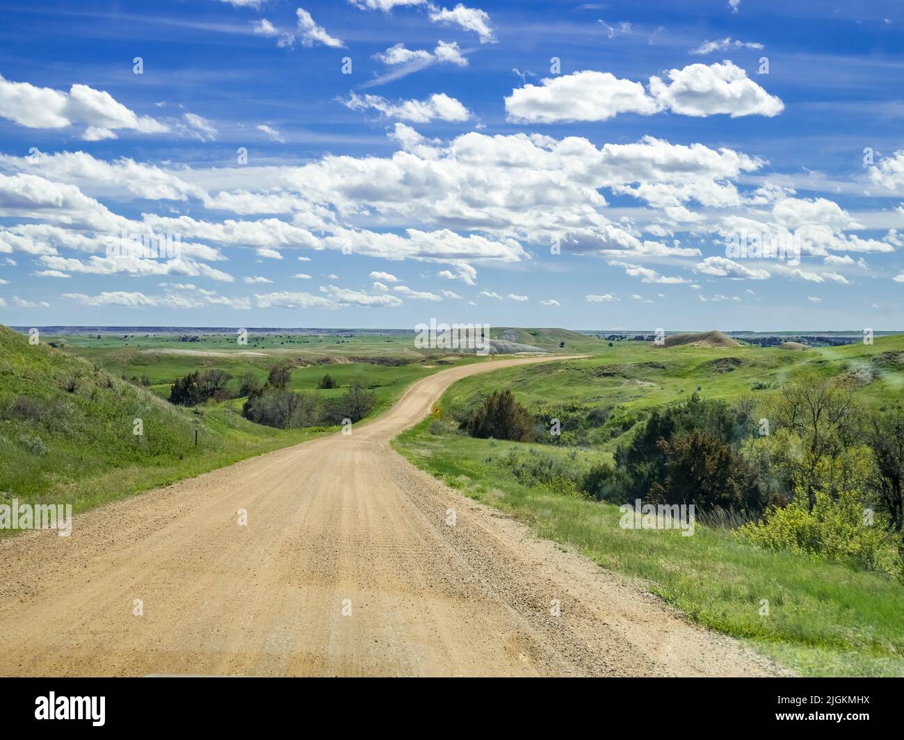 Sage Creek Rim Road im Badlands National Park South Dakota Stockfoto