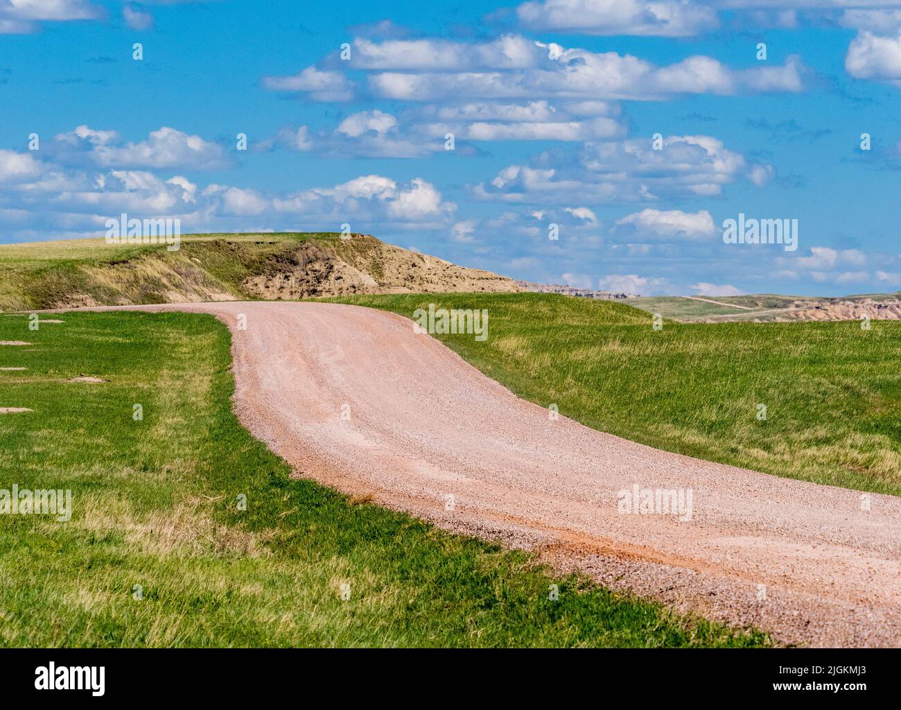 Sage Creek Rim Road im Badlands National Park South Dakota Stockfoto