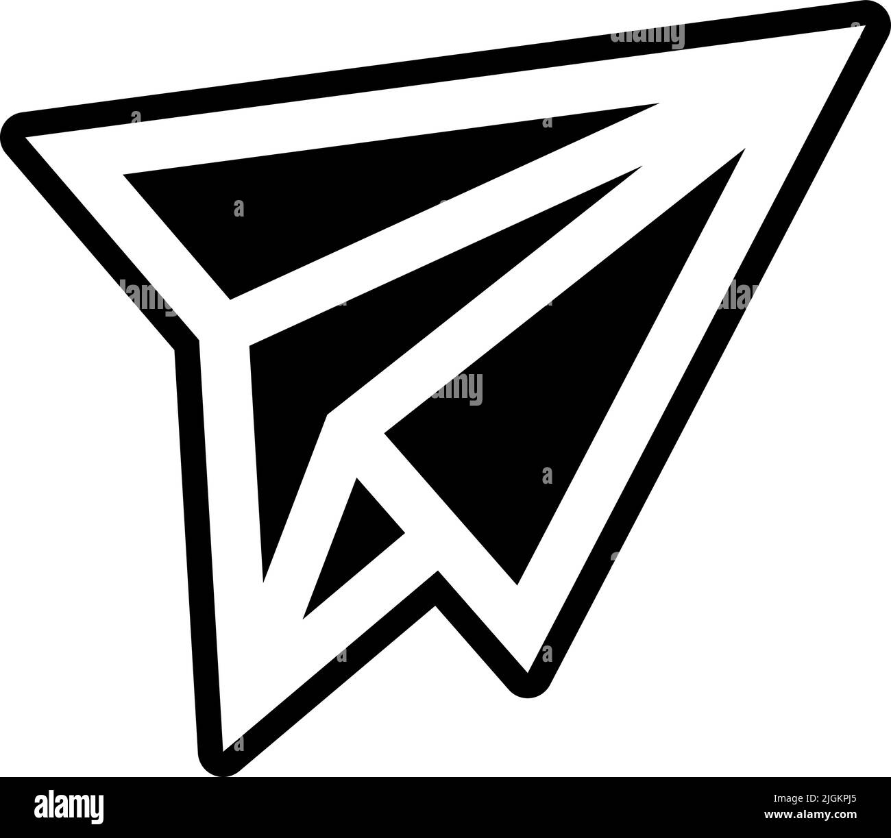 Symbol für Papierebene . Stock Vektor