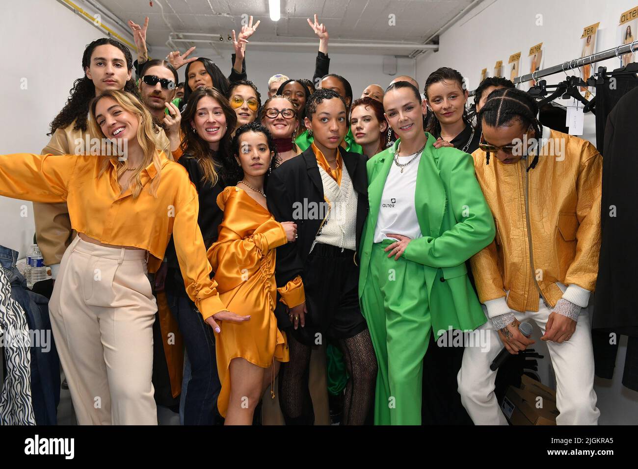 Pauline Ducruet - Backstage du défilé Alter Femme Automne/Hiver 2022/2023 lors de la Fashion Week de Paris, Frankreich, le 1er mars 2022 Stockfoto