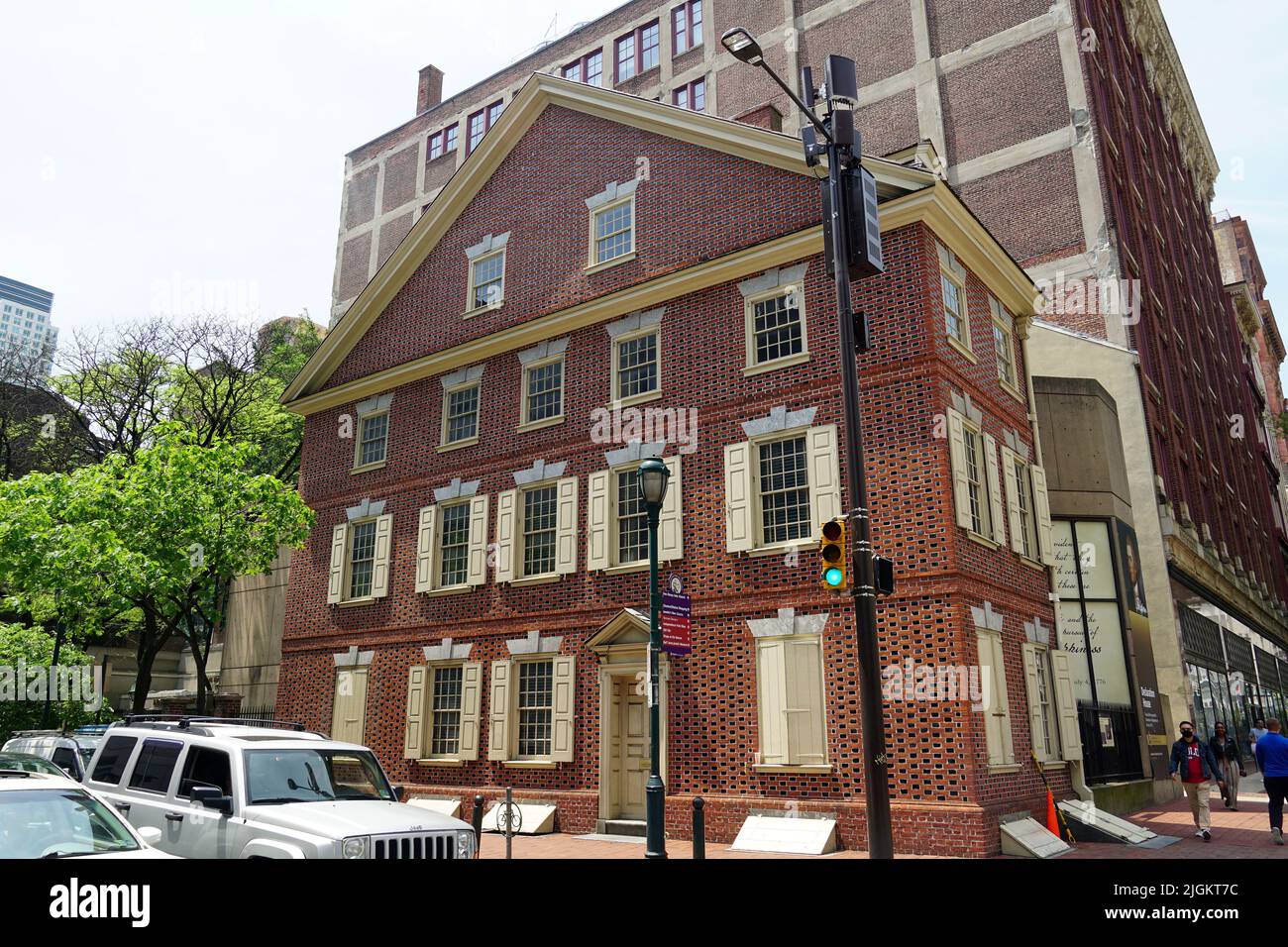 Declaration House (Thomas Jefferson hat hier die US-Unabhängigkeitserklärung verfasst), Philadelphia, Pennsylvania, USA, Nordamerika Stockfoto