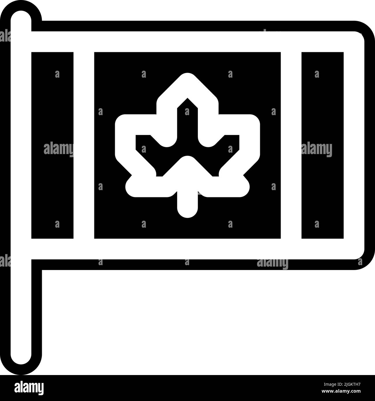 Symbol für kanada . Stock Vektor