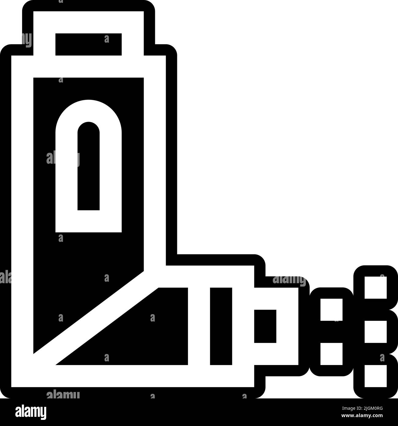 Inhalator-Symbol . Stock Vektor