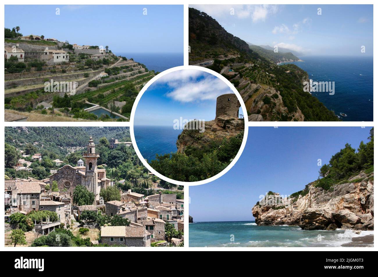 Mallorca (Spanien) ist eine Mittelmeerinsel, die Teil des Balearen-Archipels wichtige und beliebte touristische Website ist. Stockfoto