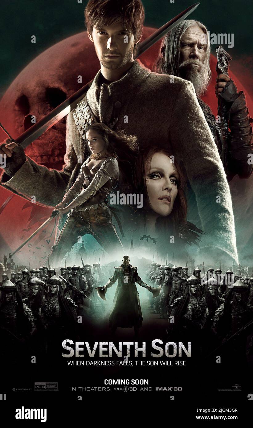 BEN BARNES, Jeff Bridges, Julianne Moore, Plakat, 7 Sohn, 2014 Stockfoto