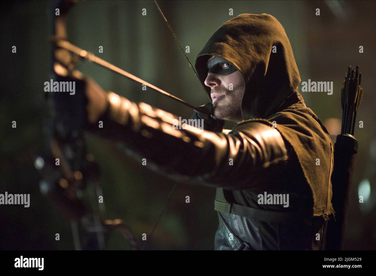 STEPHEN AMELL, PFEIL : SAISON 3, 2014 Stockfoto