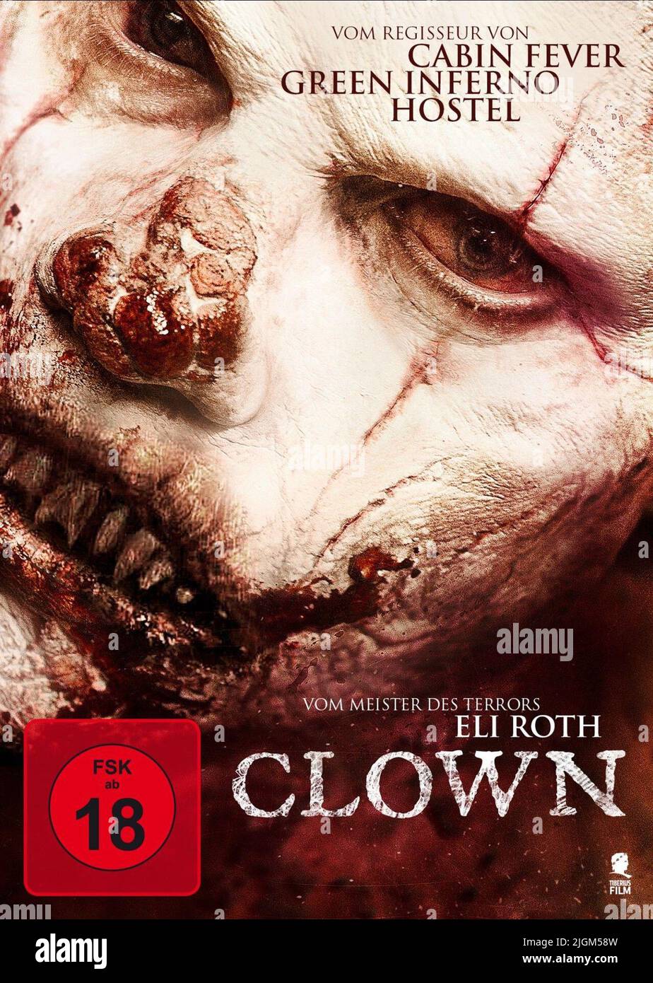 ANDY POWERS POSTER, CLOWN, 2014 Stockfoto